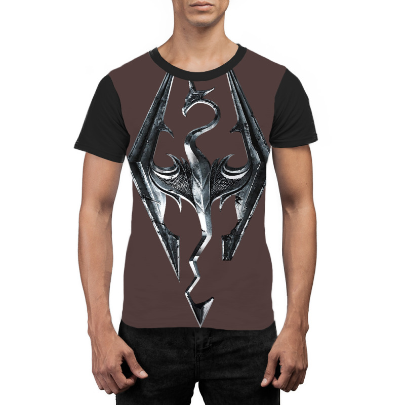 Skyrim Graphic T-shirt by alchaobpsr | Artistshot