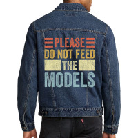 Please Don't Feed The Models Funny Sarcastic T Shi Men Denim Jacket | Artistshot