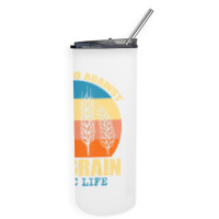 Celiac Life   Wheat Barley Rye Gluten Intolerance Skinny Tumbler | Artistshot