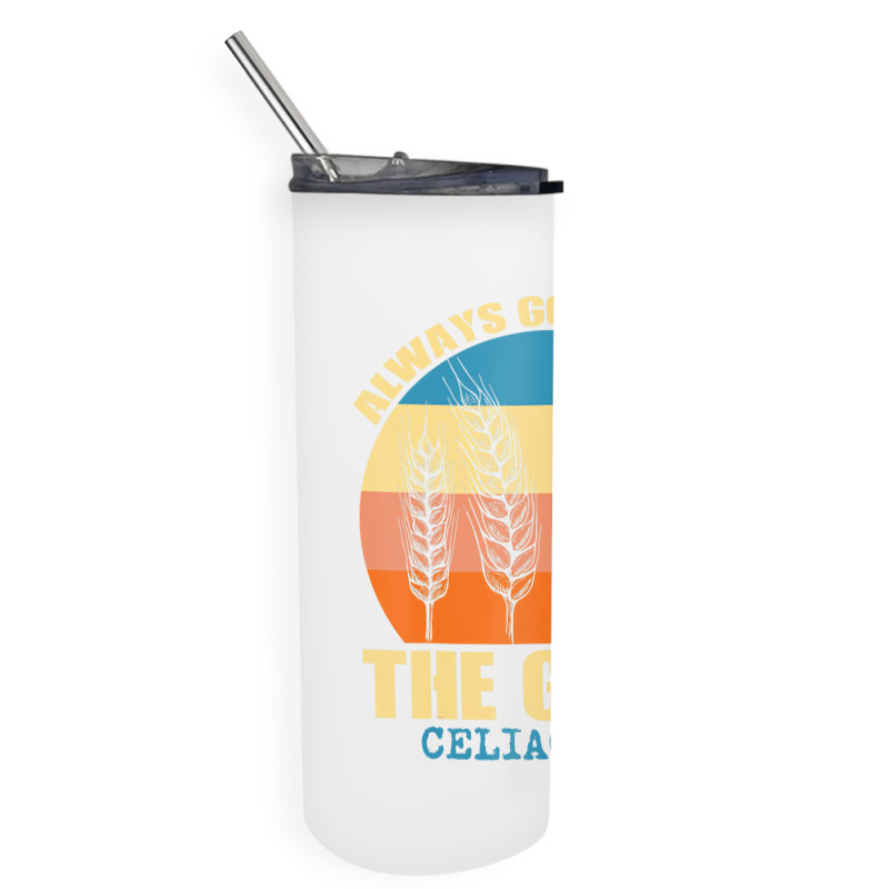 Celiac Life   Wheat Barley Rye Gluten Intolerance Skinny Tumbler | Artistshot