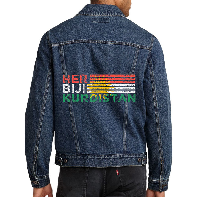 Her Biji Kurdistan T Shirt Men Denim Jacket by arainro | Artistshot