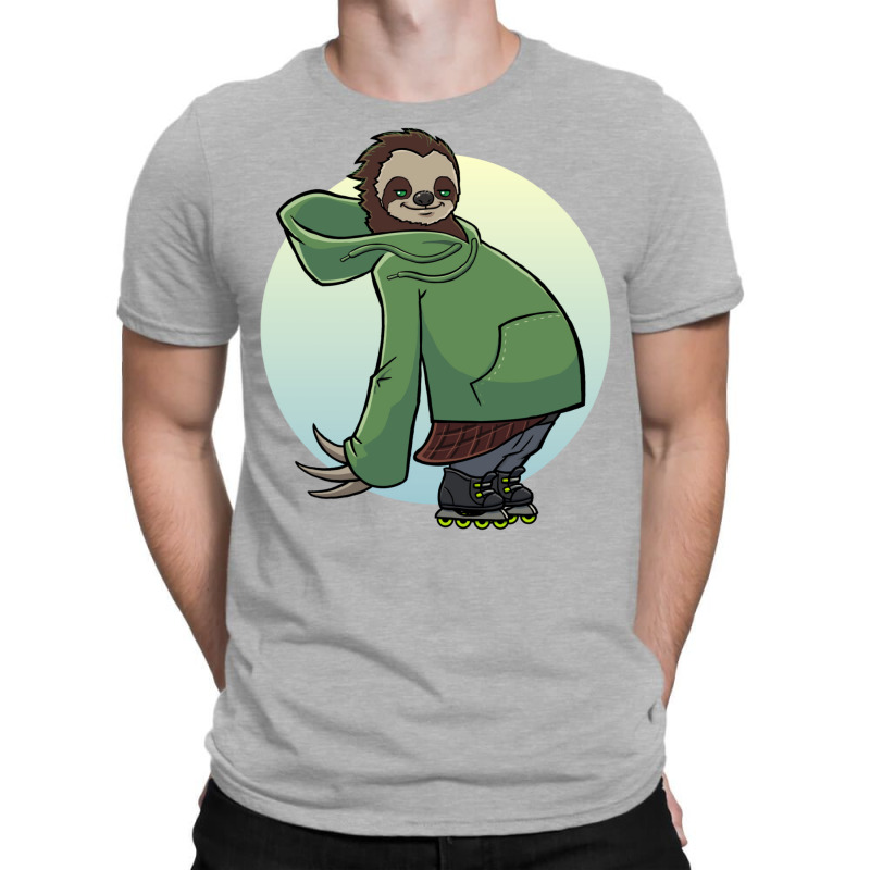 Sloth Roller Blade Skating T-shirt | Artistshot