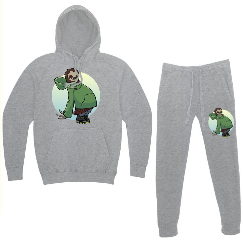 Sloth Roller Blade Skating Hoodie & Jogger set by alchaobpsr | Artistshot