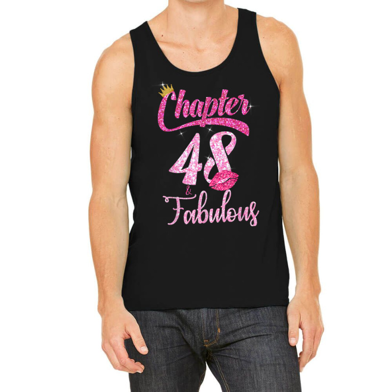 Womens 48th Birthday Lips  Chapter 48 And Fabulous Tank Top | Artistshot