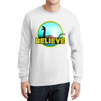 Believe Sea Monsters Ocean Plesiosaur Dinosaur Nes Long Sleeve Shirts | Artistshot