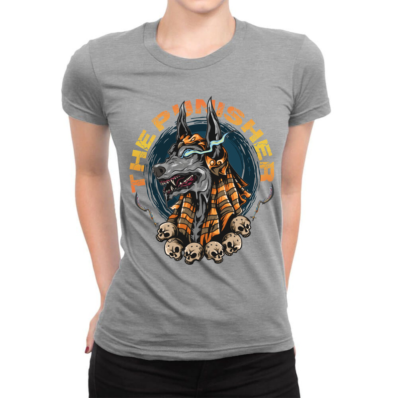 The Punisher Anubis Awesome Shirts For Men  Perfec Ladies Fitted T-Shirt by torkararnugaf | Artistshot