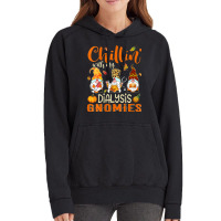 Womens Chillin With My Dialysis Gnomies Nurse Gnom Vintage Hoodie | Artistshot