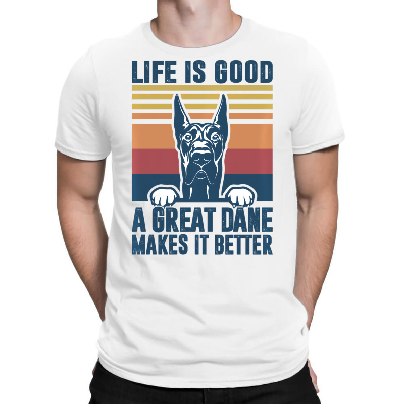 Great Dane Gifts For Women Men Great Dane Dog Dad T-shirt | Artistshot