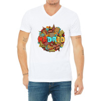 City Of Madrid Spain For Reminders And Gifts T Shi V-neck Tee | Artistshot