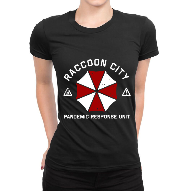 Raccoon City Pandemic Response Unit Ladies Fitted T-shirt | Artistshot