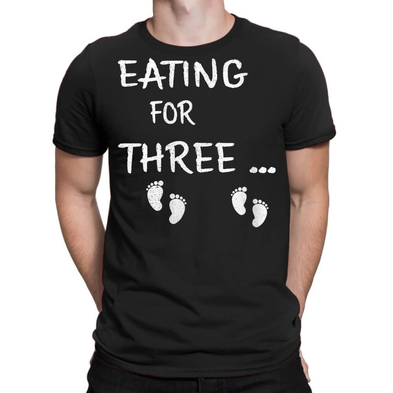 Womens Eating For Three Mom Of Expecting Twins Pre T-shirt | Artistshot