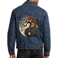 Tree Of Life Yin Yang T Shirt Men Denim Jacket | Artistshot