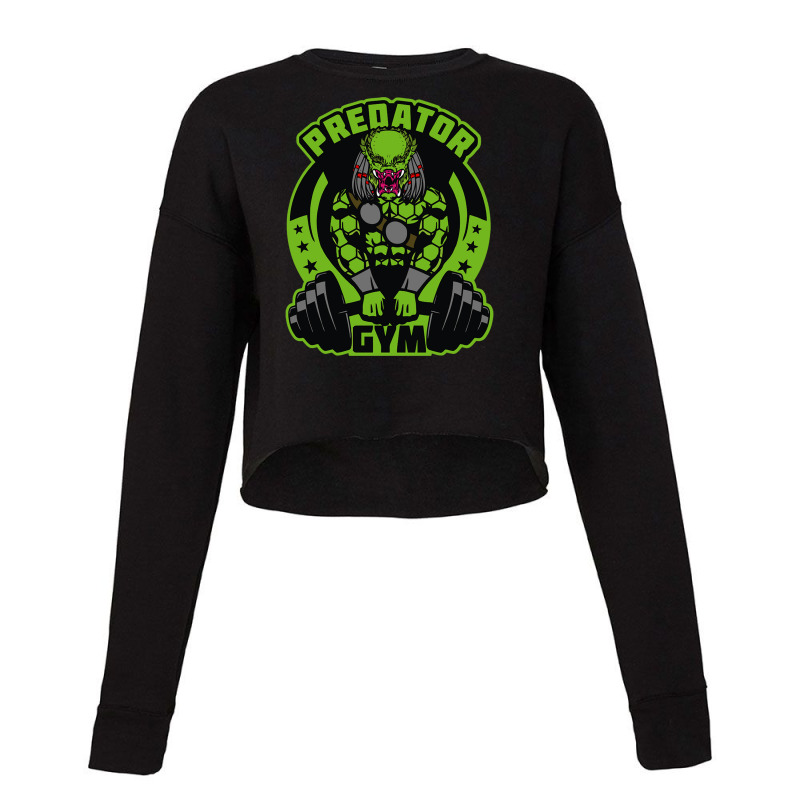 Predator Gym Cropped Sweater by Mirz | Artistshot