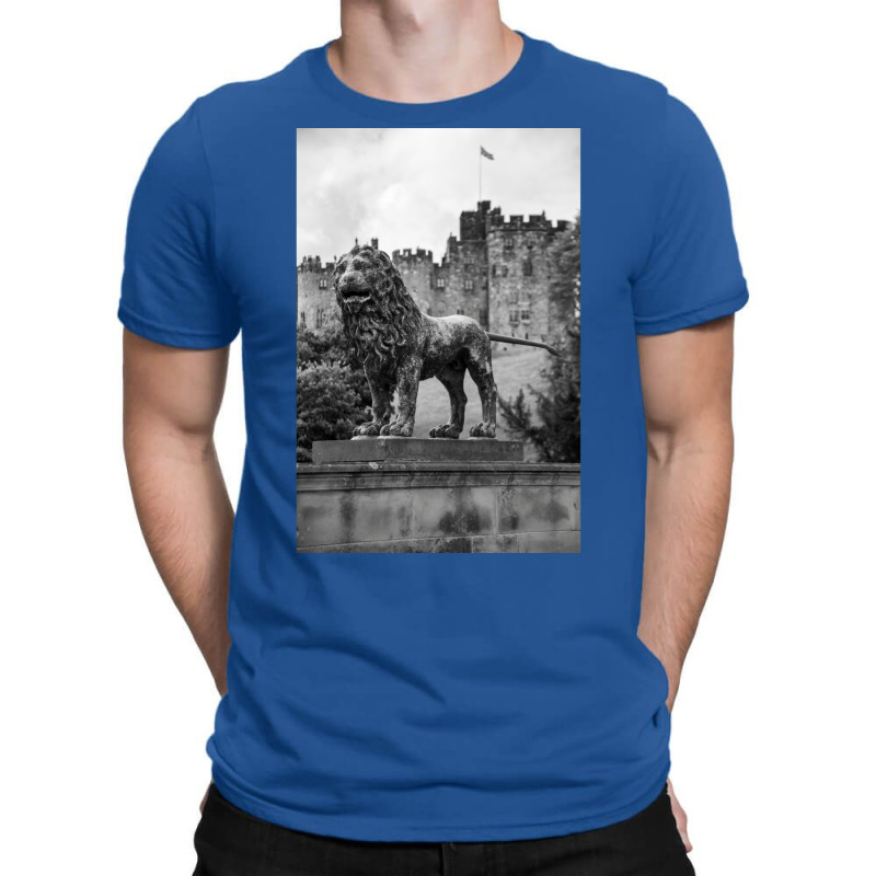 Alnwick Castle Lion Statue T-Shirt by caplessoroan | Artistshot