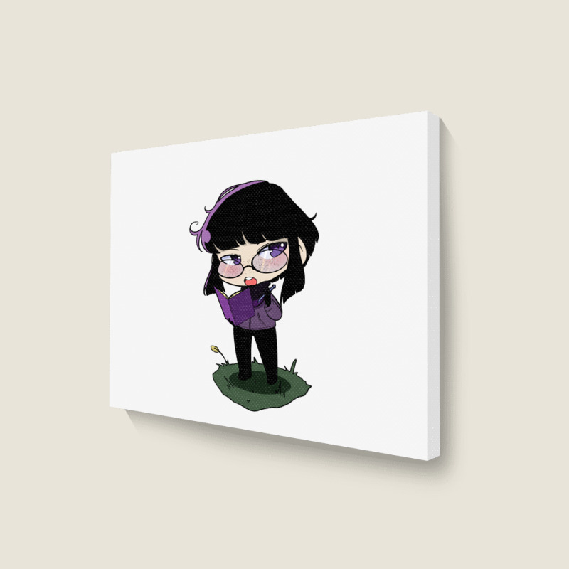 Girl Chibi Cute Landscape Canvas Print | Artistshot