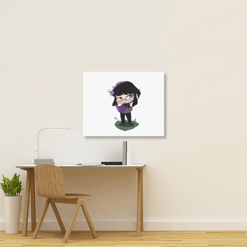 Girl Chibi Cute Landscape Canvas Print | Artistshot