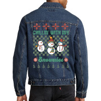 Chillin' With My Snowmies Men Denim Jacket | Artistshot