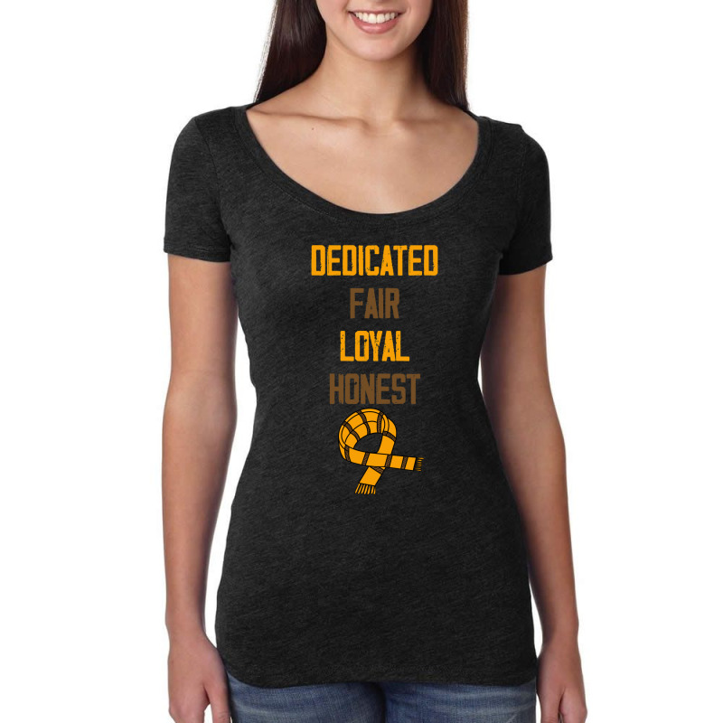 Dedicated Fair Loyal Honest Scarf 2 7 Women's Triblend Scoop T-shirt by davoltemmsk | Artistshot