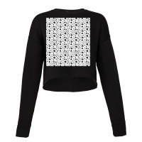 Cute Black And White Kindergarten Kids Pattern Cropped Sweater | Artistshot