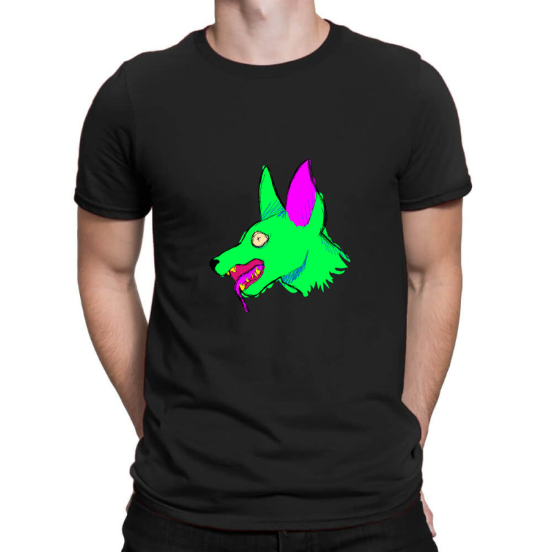 Neon Rabid Zombie Dog 1 T-Shirt by JEFFREYHTHRASHER | Artistshot