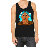 Kids Groundhog Day Boy Girl Cute Marmota Woodchuck Tank Top | Artistshot