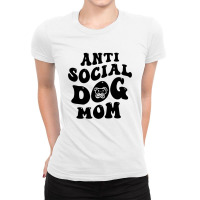 Vintage Dog Mom Classic Design For Light Ladies Fitted T-shirt | Artistshot