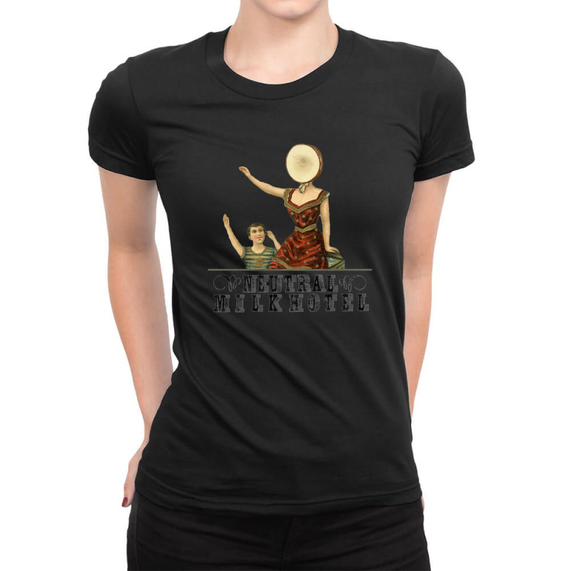 Neutral Milk Hotel In The Aeroplane Over The Sea Ladies Fitted T-Shirt by JEFFREYHTHRASHER | Artistshot