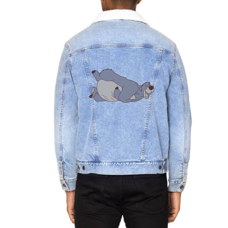 Baloo Laughing Unisex Sherpa-lined Denim Jacket | Artistshot