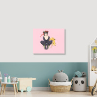 Le Chat Gitane Landscape Canvas Print | Artistshot