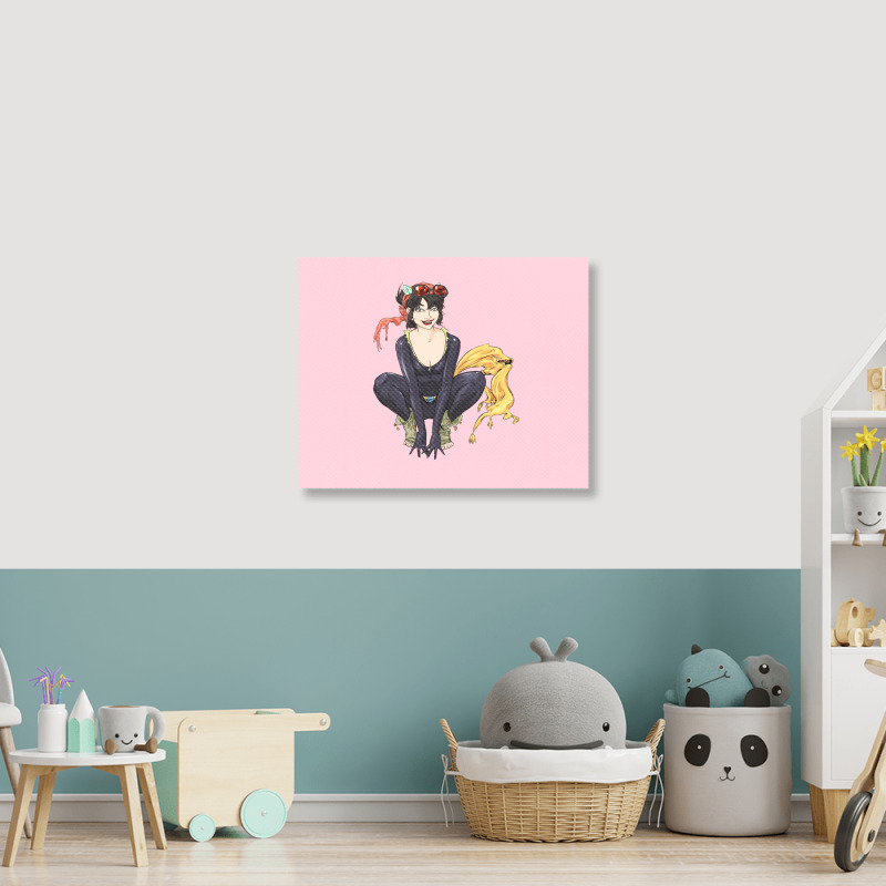 Le Chat Gitane Landscape Canvas Print | Artistshot