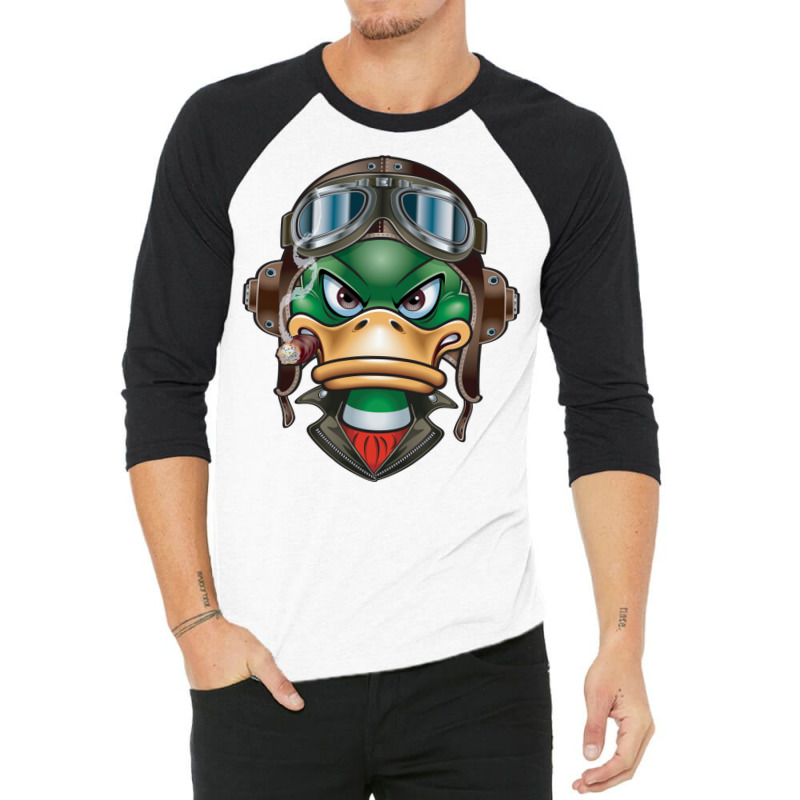 The Smoked Duck Is Angry 3/4 Sleeve Shirt by hridoyhalbex | Artistshot