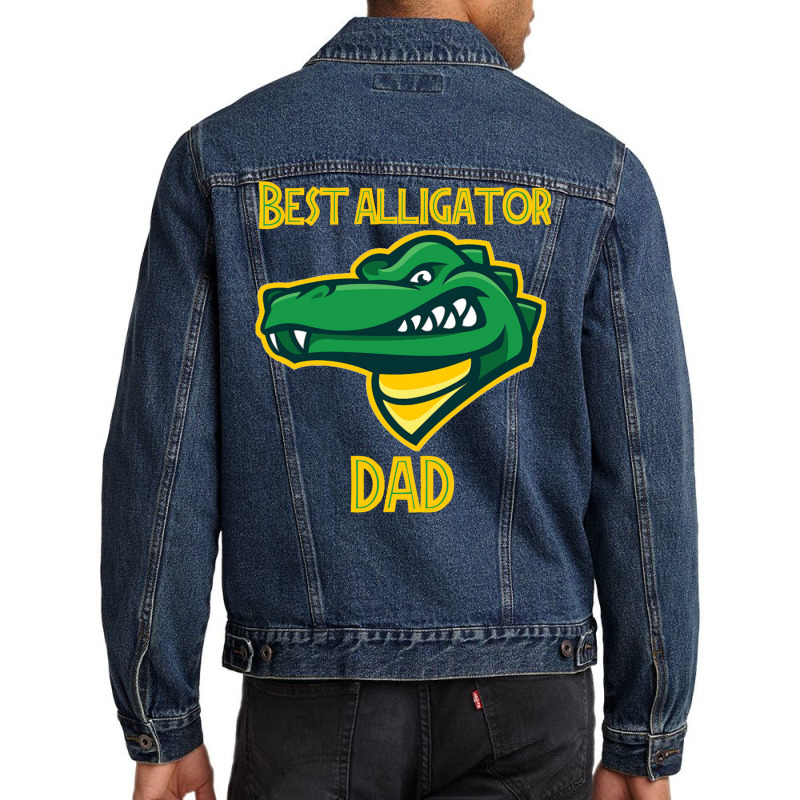 Best Alligator Dad Ever Men Denim Jacket | Artistshot