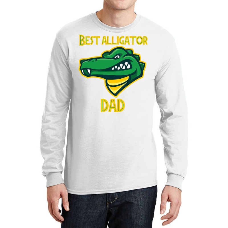 Best Alligator Dad Ever Long Sleeve Shirts | Artistshot