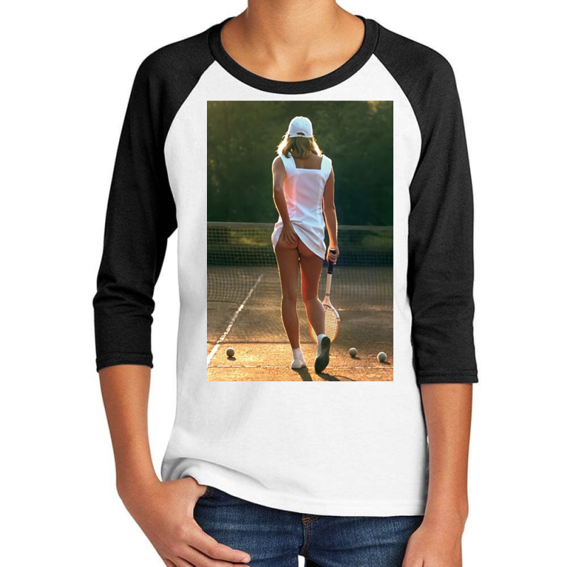 Tennis Girl Martin Elliott Youth 3/4 Sleeve | Artistshot