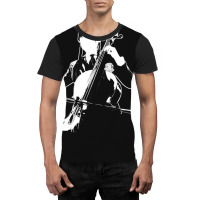 Playing The Oversized Violin Graphic T-shirt | Artistshot