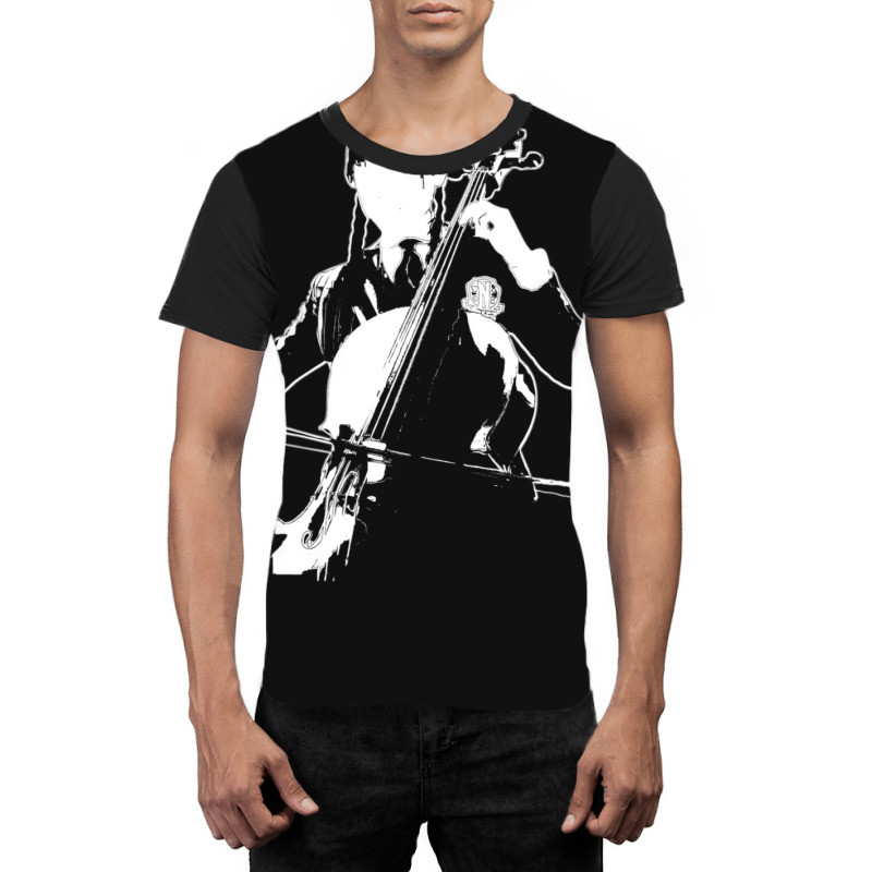 Playing The Oversized Violin Graphic T-shirt | Artistshot