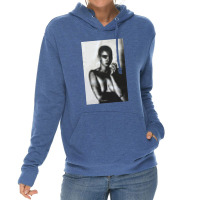 Black And White Portrait Lightweight Hoodie | Artistshot