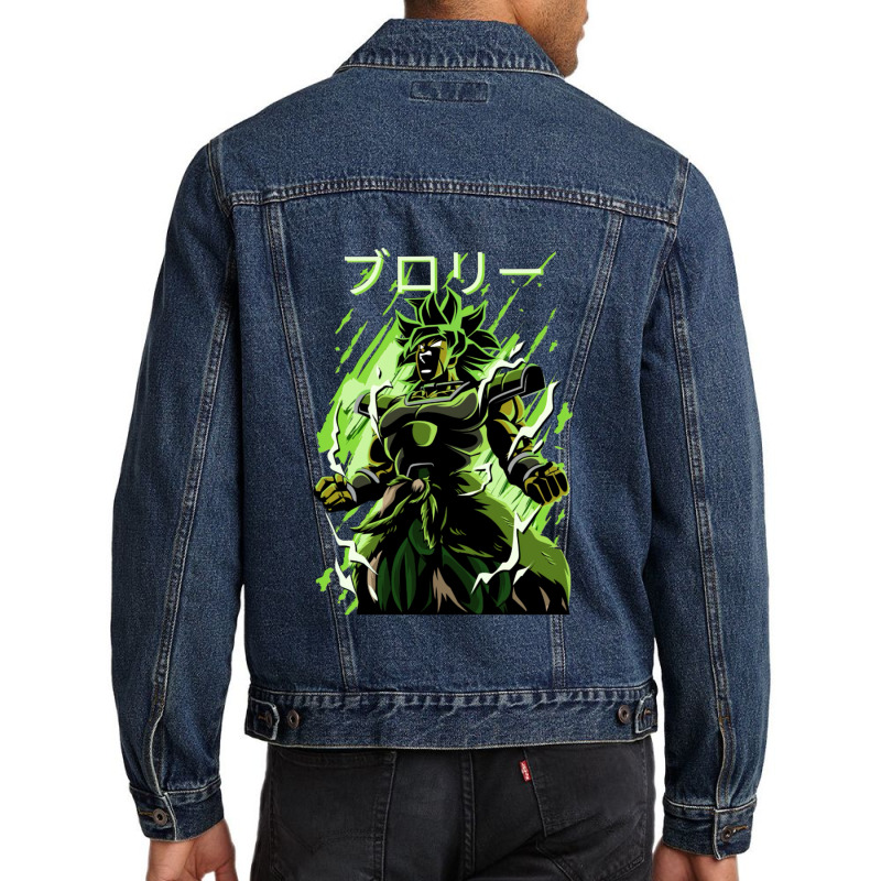 Dragonball Broly Roarr Men Denim Jacket | Artistshot