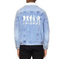 Halloween Friends Unisex Sherpa-lined Denim Jacket | Artistshot