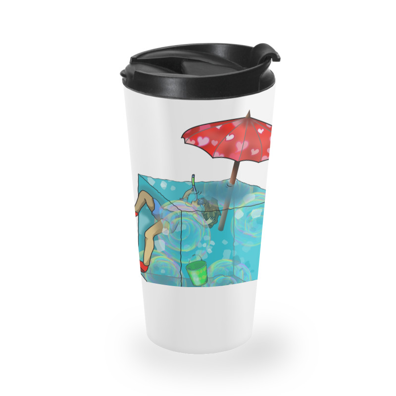 On Vacation With A Gelatinous Cube For Dungeons An Travel Mug | Artistshot