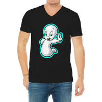 Ghost V-neck Tee | Artistshot