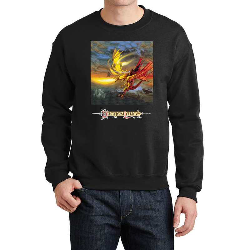 Dragonlance Legend Of Huma Artwork Crewneck Sweatshirt by EvanWayneCofer | Artistshot