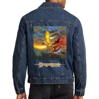 Dragonlance Legend Of Huma Artwork Men Denim Jacket | Artistshot