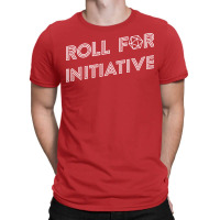 Roll For Initiative Retro D20 Dice Tabletop Rpg Ad T-shirt | Artistshot