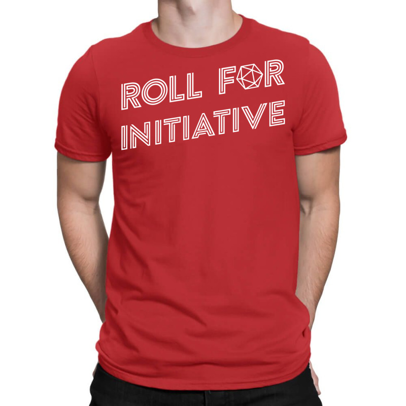 Roll For Initiative Retro D20 Dice Tabletop Rpg Ad T-Shirt by winkleslifkos | Artistshot