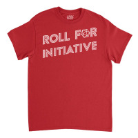 Roll For Initiative Retro D20 Dice Tabletop Rpg Ad Classic T-shirt | Artistshot