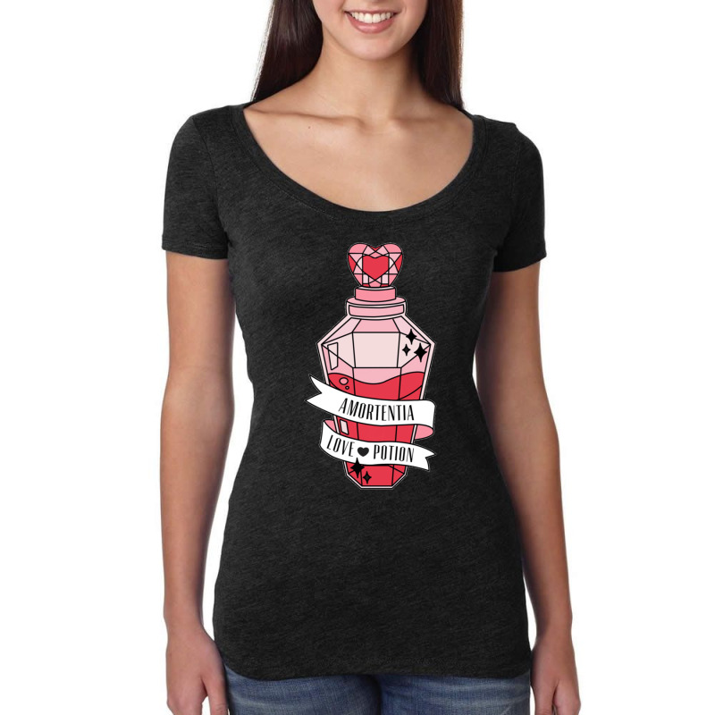 Amortentia Love Potion Bottle Women's Triblend Scoop T-shirt by kirgankroupau | Artistshot