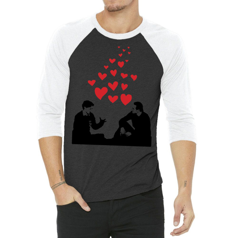 Cherik In The Field With Hearts 3/4 Sleeve Shirt by moalimbano3 | Artistshot