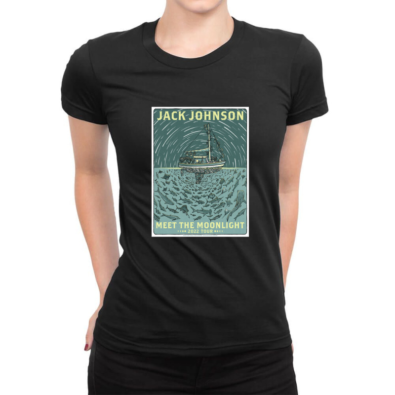 Jack Johnson Meet The Moonlight Ladies Fitted T-Shirt by HECTORNVAZQUEZ | Artistshot