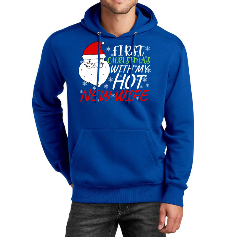 First Christmas With My Hot New Wife 1 Unisex Hoodie by maasensabaghd | Artistshot